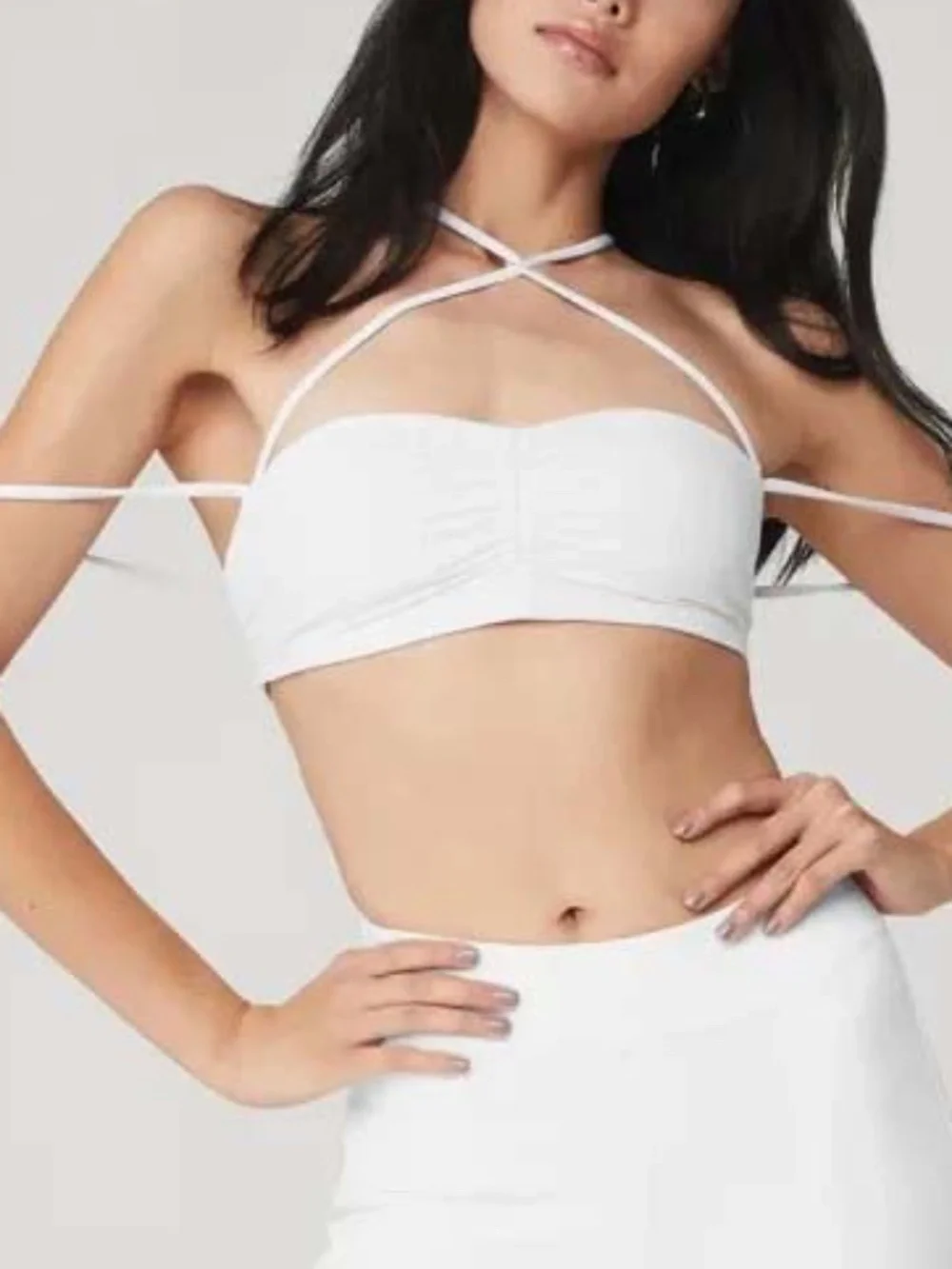 Alo Yoga Airbrush Electric Off The Shoulder Bra Size: M